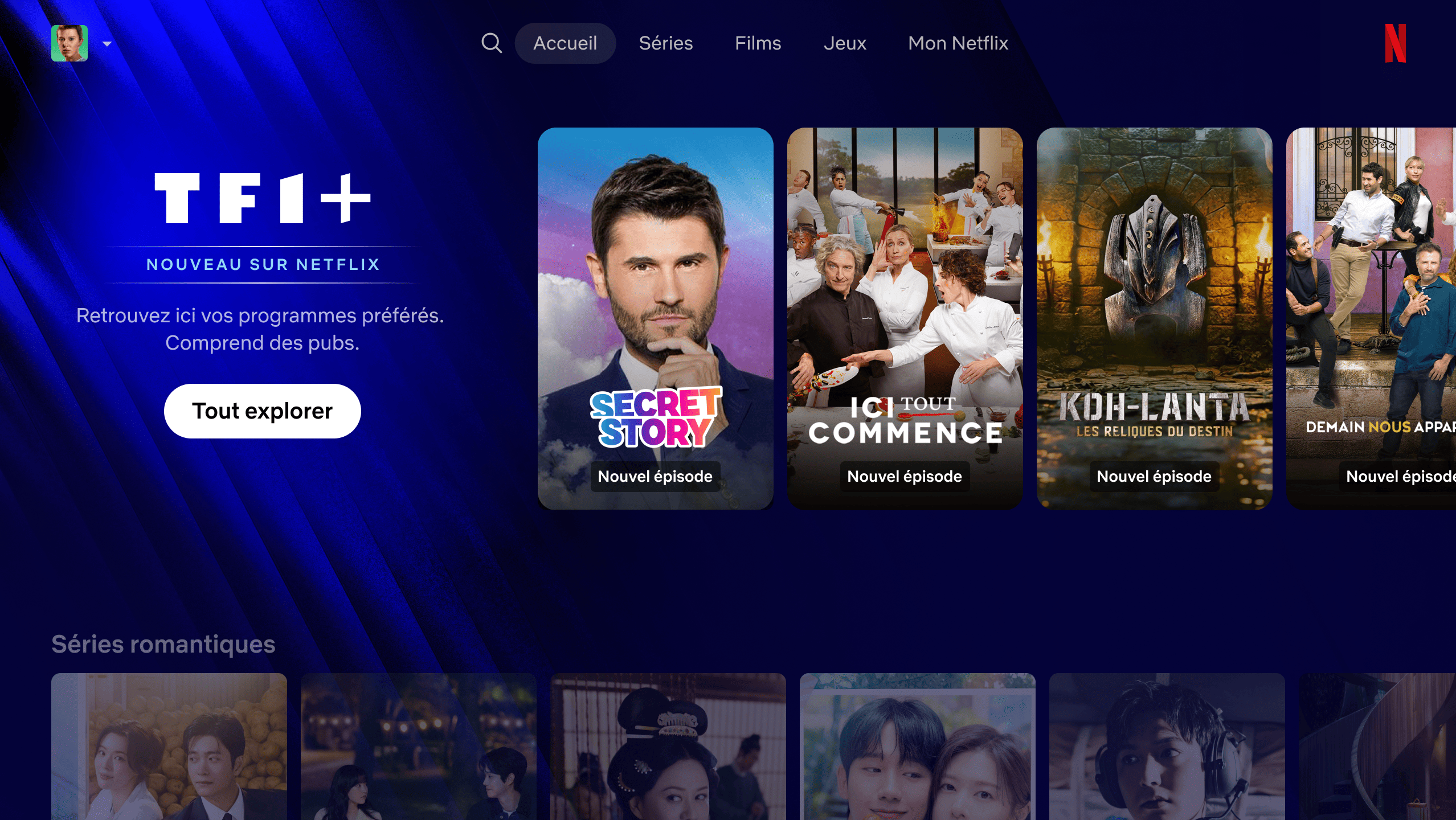 Une première mondiale : TF1+ et les chaînes du Groupe TF1 sont désormais disponibles sur Netflix en France
